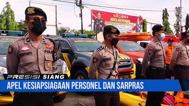 Polres Barsel, Apel Bersama Kesiapsiagaan Personel Dan Sarpas