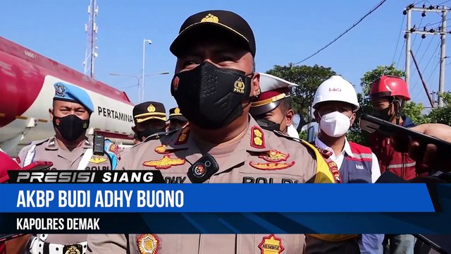 Kapolres Demak Survei Pembangunan Jembatan Wonokerto