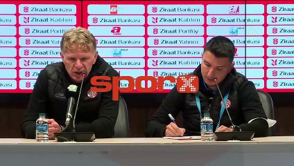 Alfons Groenendijk: "İyi oynadık ama olmadı"