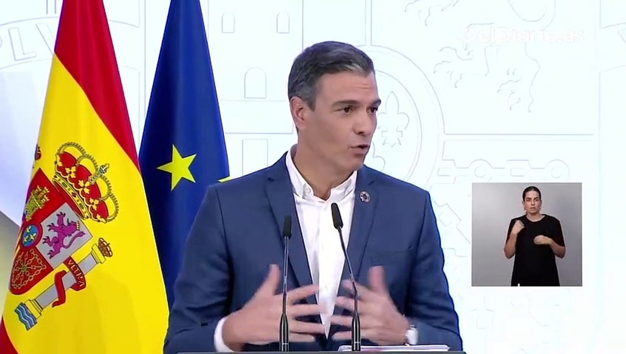 Pedro Sánchez: "No llevo corbata. Podemos todos ahorrar desde el punto de vista energético y he pedido a los Ministros y funcionarios públicos que cuando no sea necesario, no la usen"