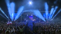 Trabzonspor taraftarı, İstanbul'da şampiyonluğu kutladı