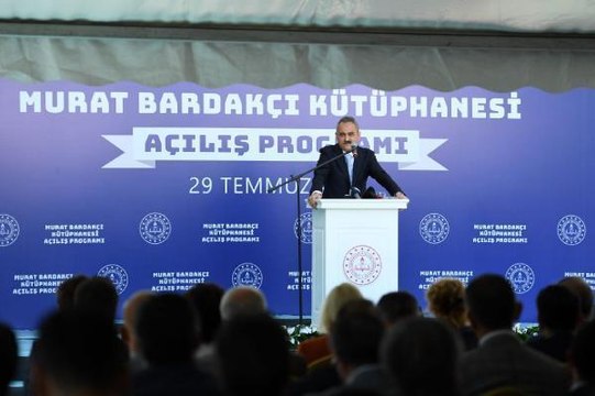 BAKAN ÖZER, MURAT BARDAKÇI KÜTÜPHANESİ'NİN AÇILIŞINA KATILDI