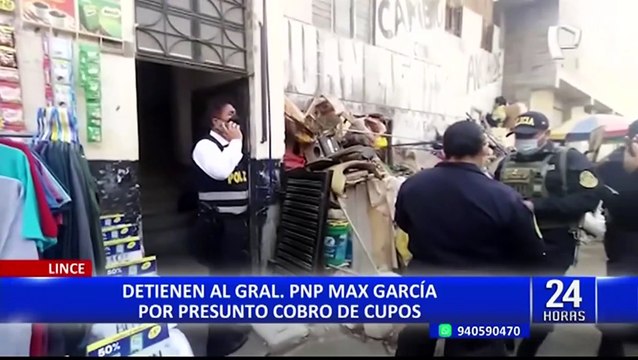 Lince: Detienen al general Max García tras denuncias de cobro de cupos a empresarios