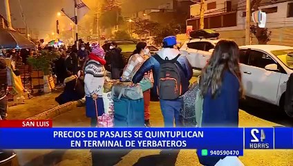 Télécharger la video: Terminal Yerbateros: pasajes interprovinciales se quintuplicaron por feriado largo