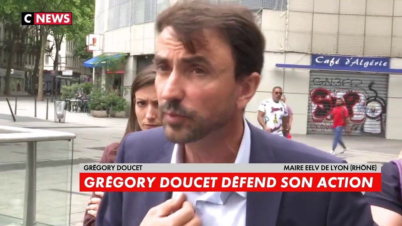 Regardez le maire de Lyon interpellé par une habitante en direct sur CNews, qui lui reproche sa gestion de l'insécurité place de la Guillotière où les incidents se succèdent