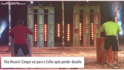 No 'Ilha Record', Caíque Aguiar disputa desafio com Raphael. Saiba quem foi eliminado