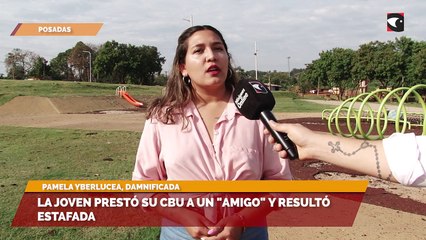 La joven prestó su CBU a un amigo y resultó estafada
