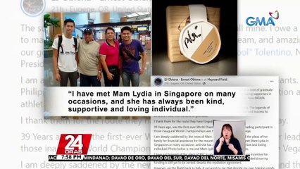 Tải video: World class Pinoy pole vaulter EJ Obiena, ibibigay ang P250,000 na insentibo kay Lydia De Vega; may donasyon din ang kaniyang coach at nutritionist | 24 Oras