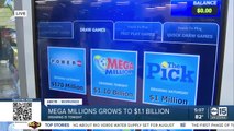Mega Millions jackpot grows to $1.1 billion