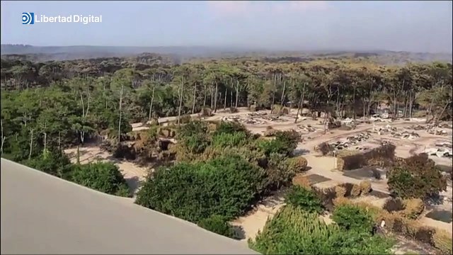 El fuego arrasa un camping al sur de Burdeos y obliga a huir a decenas de turistas