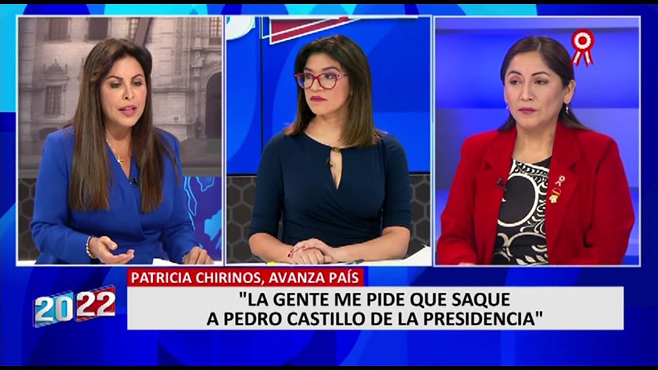 Patricia Chirinos: "Hasta el momento tenemos 75 votos para la vacancia"