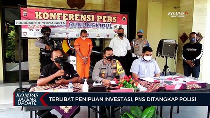 Terlibat Penipuan Investasi, PNS di Gunungkidul Ditangkap Polisi