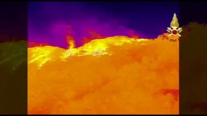 Incendio Versilia, le impressionanti immagini termiche dei droni