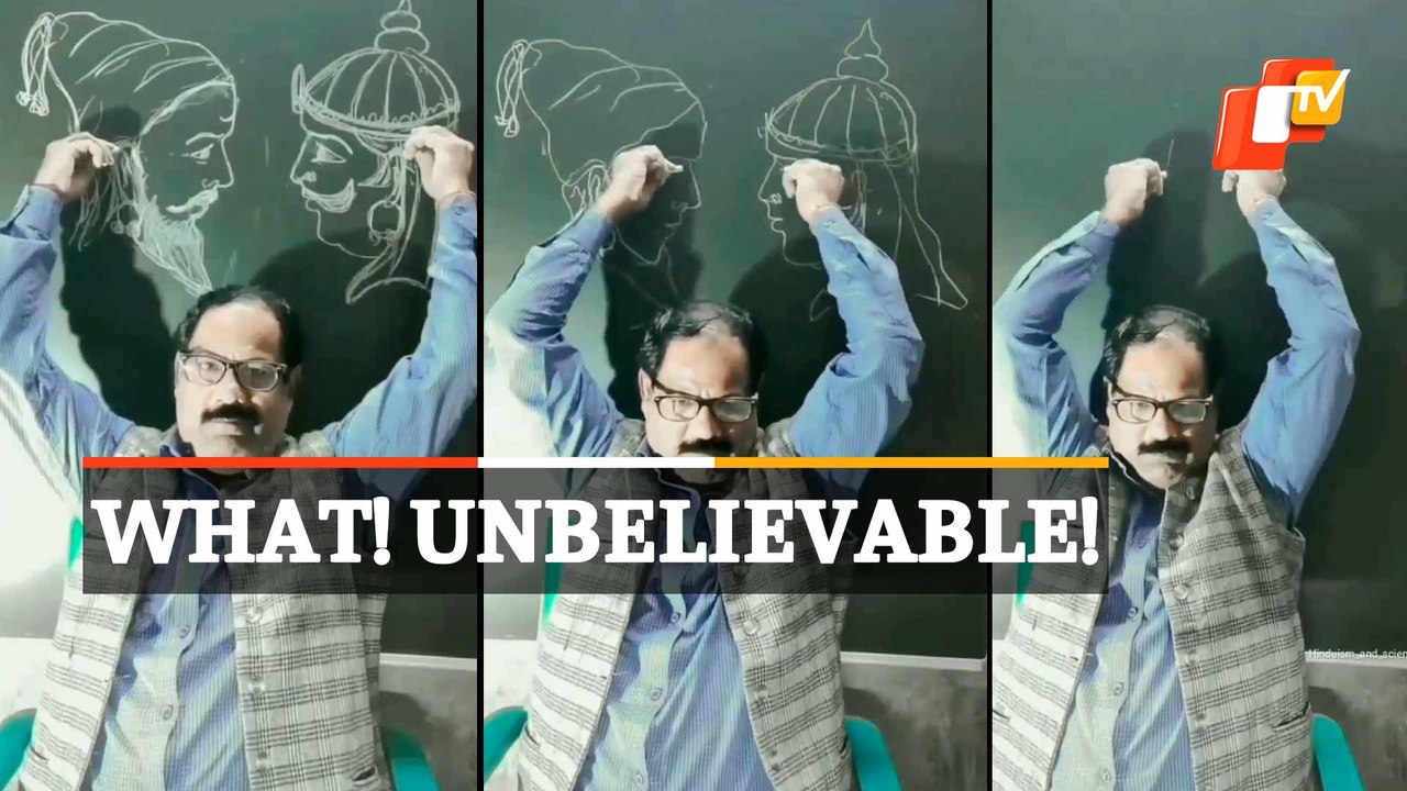 WATCH | Artist Draws Using Both Hands Simultaneously Without Looking