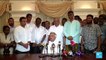 New Sri Lanka president sworn in, eyeing unity government