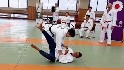 PSG : quand Mbappé, Hakimi et Marquinhos font face aux légendes du judo au Japon