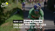 Van Aert premier à attaquer / Van Aert first one to attack - Étape 18 / Stage 18 - #TDF2022