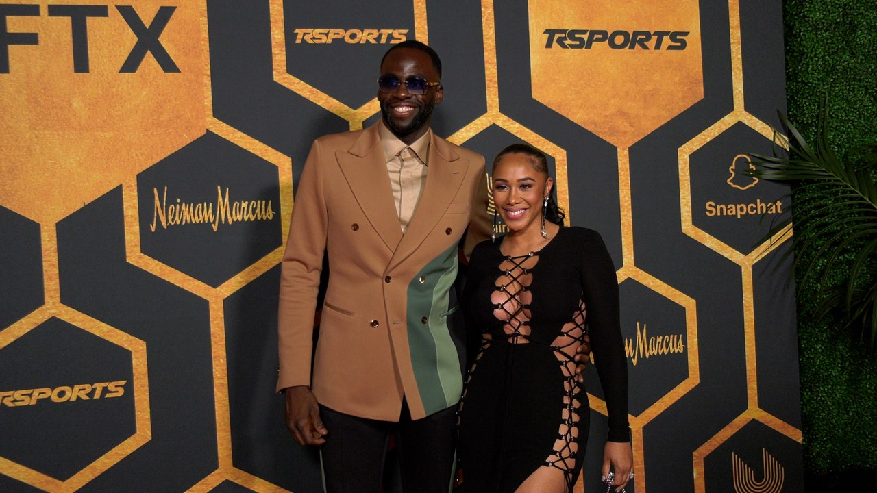Draymond Green and Hazel Renee "Stephen Curry's ESPYs Afterparty" Red Carpet Fashion