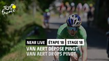 Van Aert dépose Pinot / Van Aert drops Pinot - Étape 18 / Stage 18 - #TDF2022