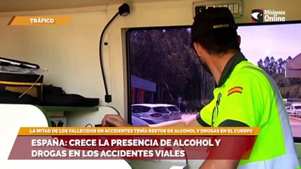 España: crece la presencia de alcohol y drogas en los accidentes viales