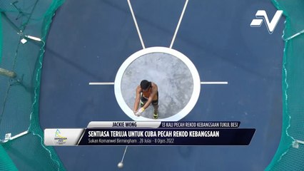 Figura Komanwel : Jackie Wong sasar catatan terbaik di pentas Sukan Komanwel 2022