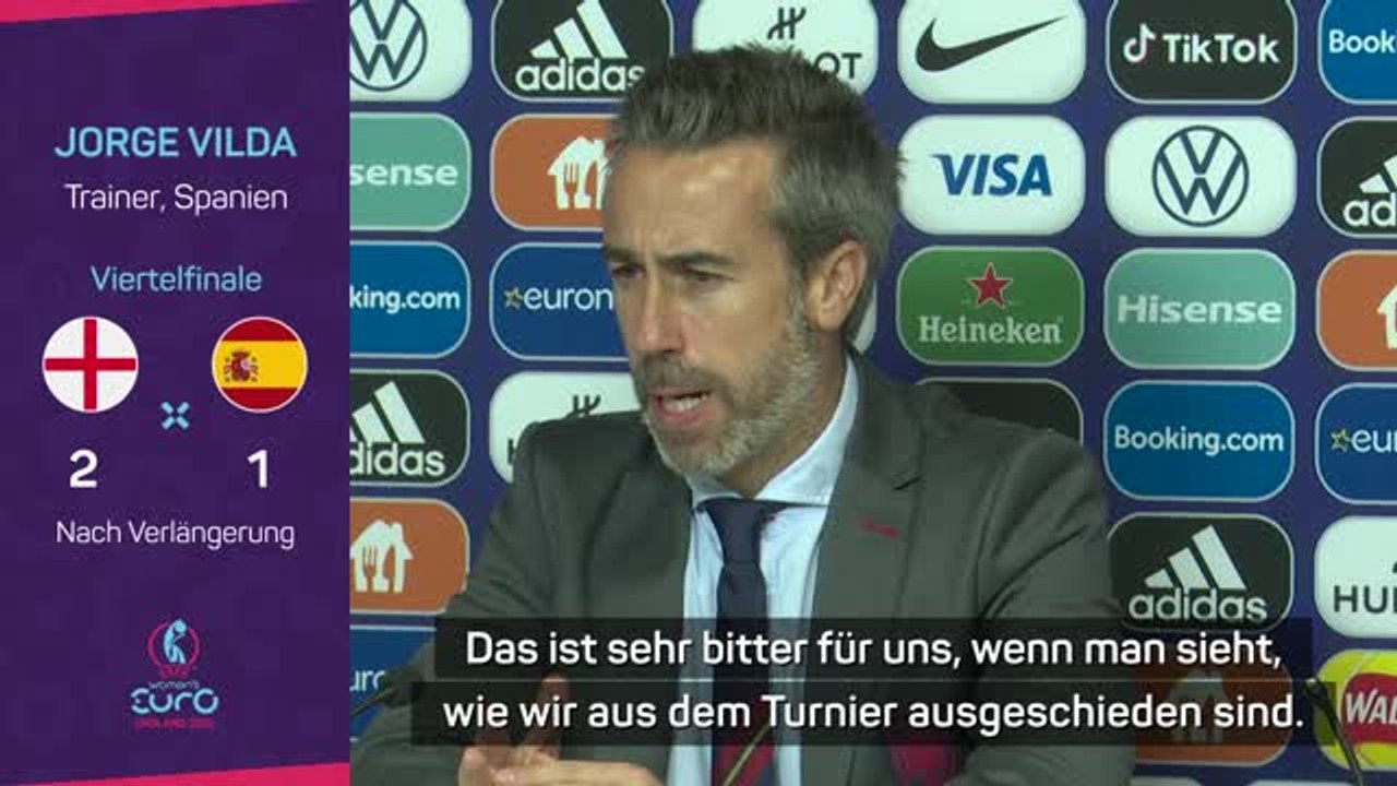 Em-aus für spanien-coach vilda "sehr bitter"