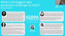 What is the biggest data protection challenge for IGOs long answer 8min IGOPA