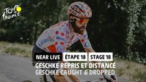 Geschke repris puis distancé / Geschke caught and dropped - Étape 18 / Stage 18 - #TDF2022