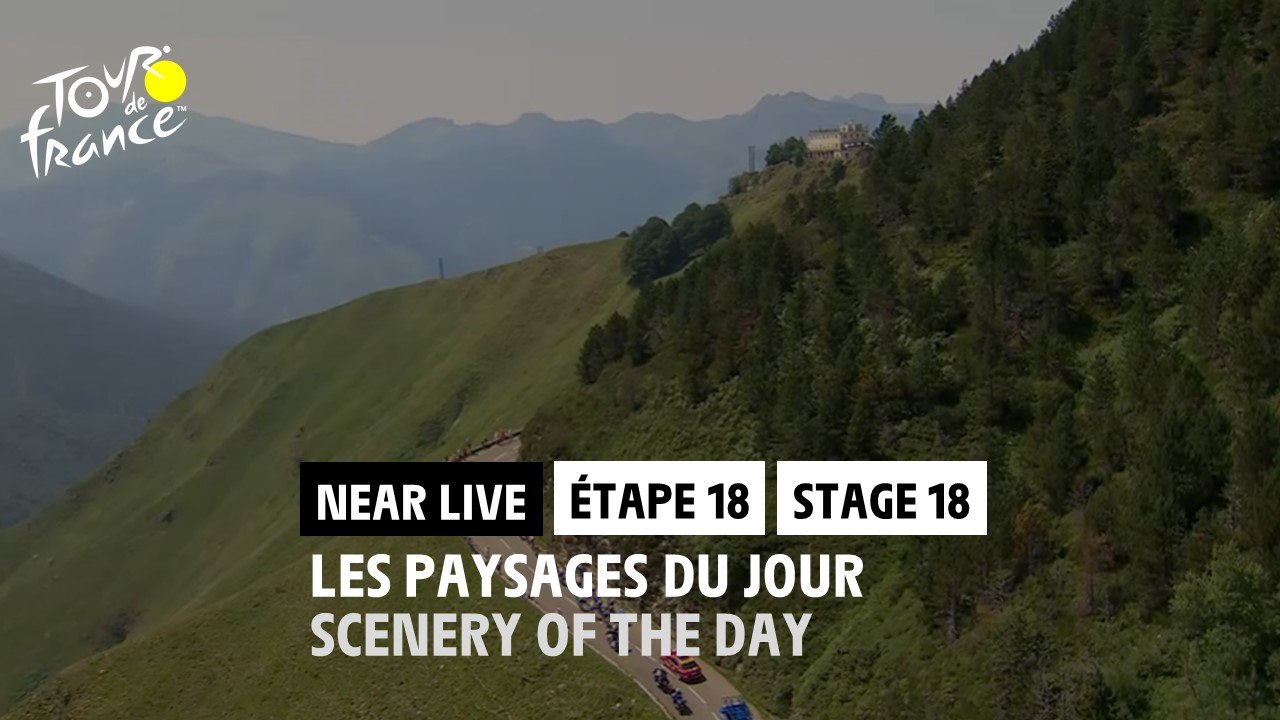Paysages du jour / Scenery of the day - Étape 18 / Stage 18 - #TDF2022
