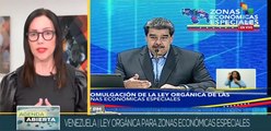 En Venezuela anuncian Ley Orgánica para Zonas Económicas Especiales