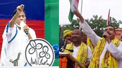 মুড়ির থালা থেকে প্রতীকী গ্যাস সিলিন্ডার নিয়ে কেন্দ্রকে তুলোধনা তৃণমূল সুপ্রিমোর |OneIndia Bnegali