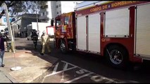 Suposto incêndio mobiliza Corpo de Bombeiros no Centro de Cascavel