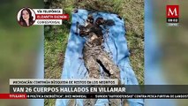 Tras 13 jornadas de búsqueda se han localizado 26 cuerpos en Villamar, Michoacán