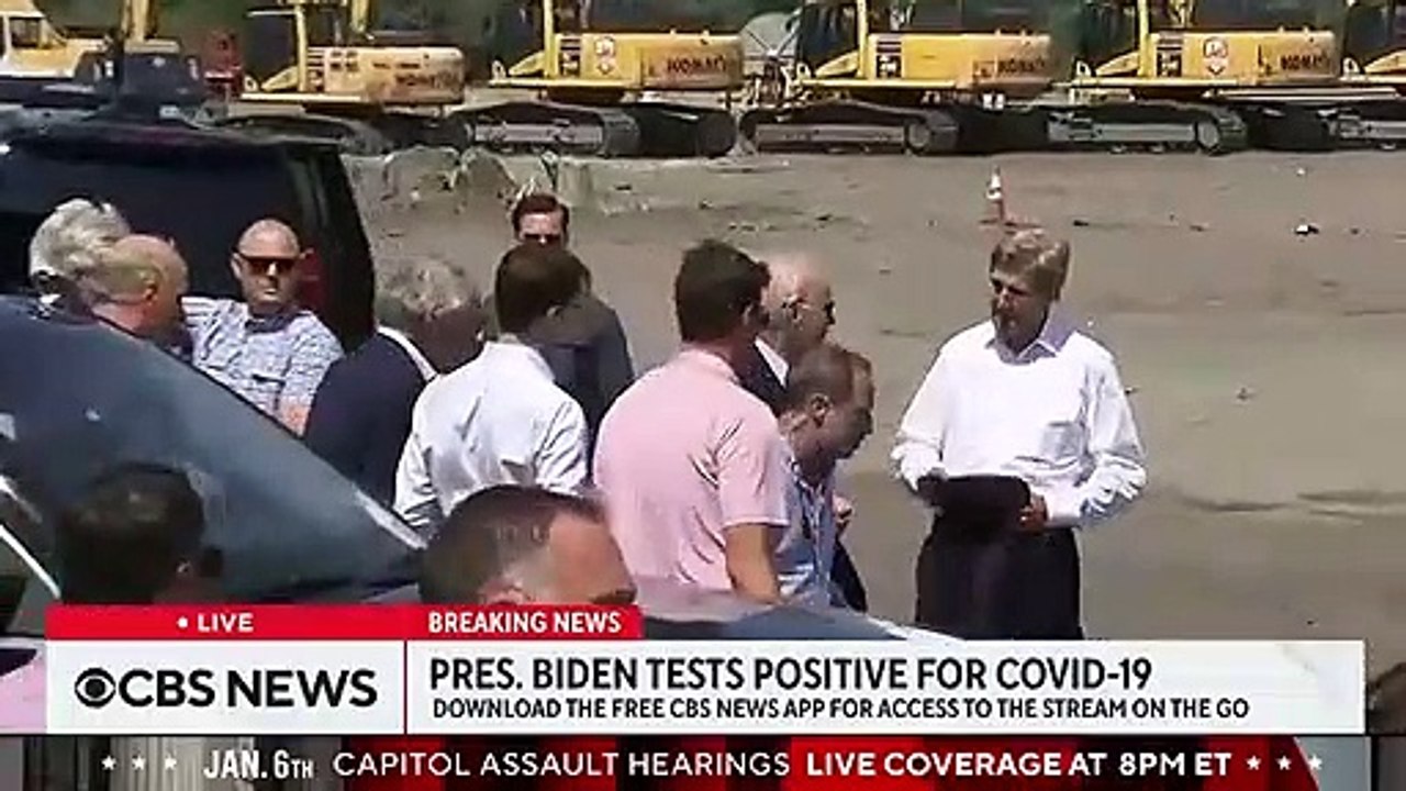 Joe Biden, 79 ans, positif au COVID19 : "Il a reçu ses 4 doses de vaccin et n'a que des symptômes légers" - Il a commencé a être trait avec du Paxlovid qui peut réduire les hospitalisations