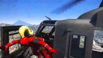 Jumping From Helicopter And Blast!