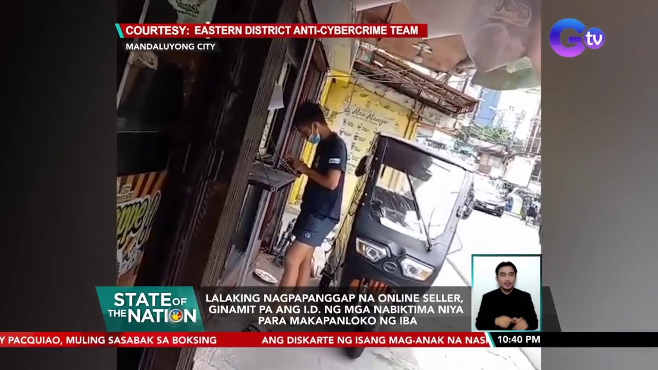 Lalaking nagpapanggap na online seller, ginamit pa ang I.D. ng mga nabiktima niya para makapanloko ng iba | SONA