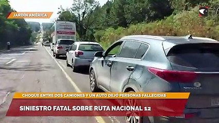 Siniestro fatal sobre ruta Nacional 12