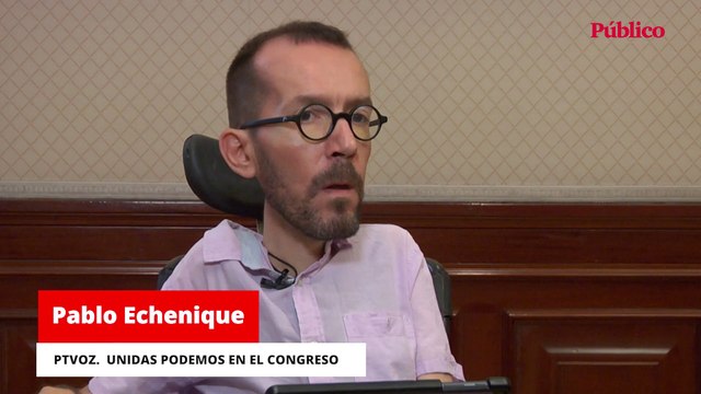 Pablo Echenique: Que Feijóo es moderado y el PP es un partido de Estado son fake news. Están en posiciones de extrema derecha