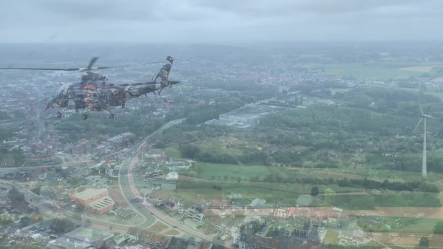 Défilé du 21 juillet 2022 - survol de Bruxelles avec la force aérienne belge