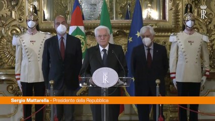 Mattarella "Inevitabile lo scioglimento delle Camere"