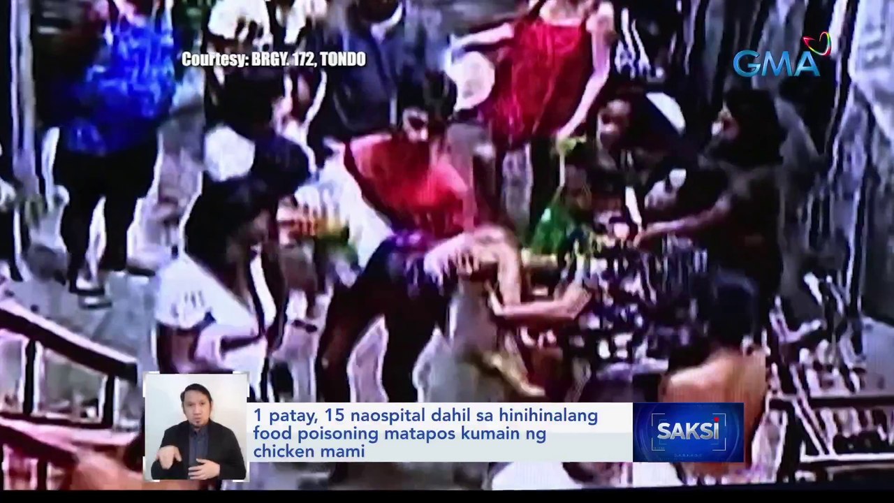 1 patay, 15 naospital dahil sa hinihinalang food poisoning matapos kumain ng chicken mami | Saksi