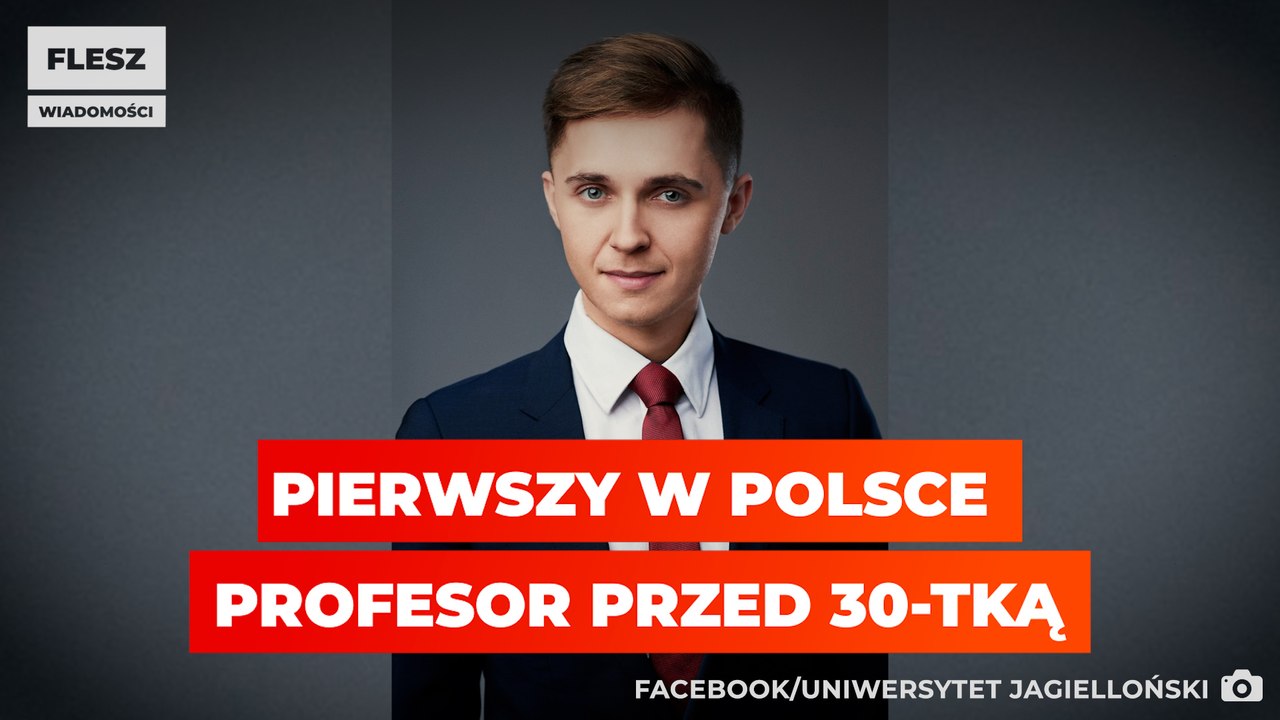 Ma 29 lat i został najmłodszym profesorem w historii Polski
