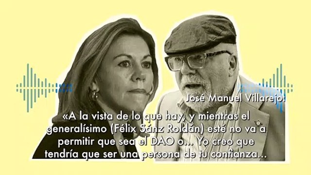 Villarejo a Cospedal: «Hay que poner un poquito de orden. El que han nombrado es un hombre de Podemos»