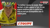 Vingegaard : « Il faut souligner le travail réalisé par Van Aert » - Cyclisme - Tour de France