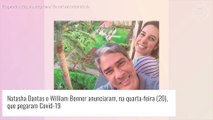 Mulher de William Bonner, Natasha Dantas revela rotina do casal em foto rara após o diagnóstico de Covid-19