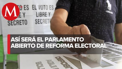 ¿Quiénes pueden participar en el foro de parlamento abierto sobre reforma electoral?