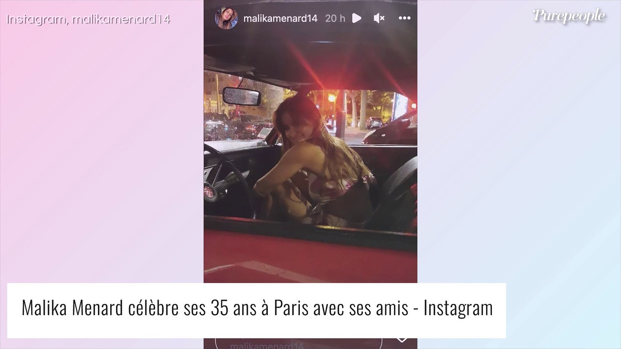 Malika Menard canon en tenue de luxe pour son anniversaire, des Miss France de la partie