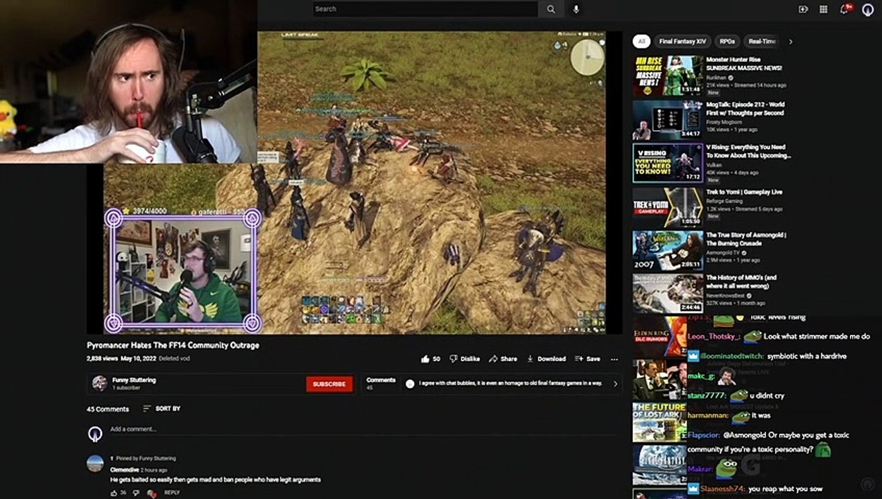 Asmongold Reacts to FFXIV Streamer MELTDOWN (Deleted Video)