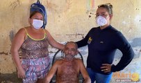 Família de Cajazeiras que se desesperou com fome e dificuldades, agradece doações após campanha