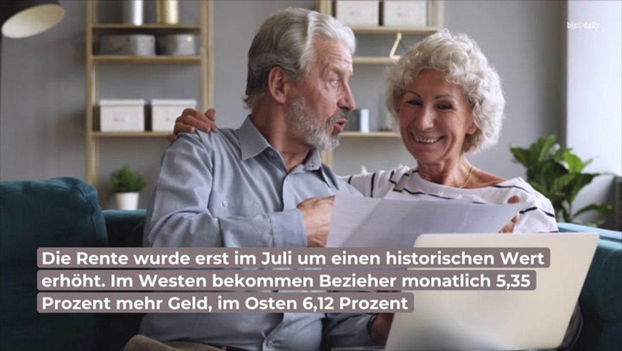 Rentenerhöhung: Geld bringt kaum finanzielle Unterstützung